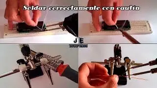 Soldar correctamente con cautín tipo lápiz o tipo pistola