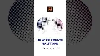 Create Colour Halftone Effect using #adobeillustrator