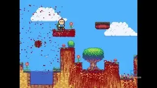 Probably one of the bloodiest platformers ever.