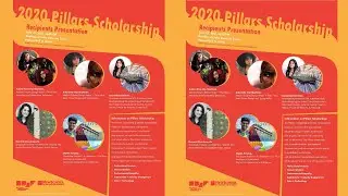 Pillars Scholarship Presentations 2020