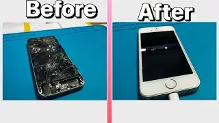 Repairing a destroyed iphone SE