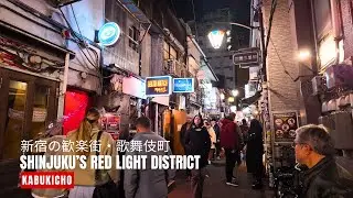 Shinjuku's RED LIGHT DISTRICT: Kabukicho (4K | ASMR)