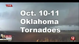 October 10-11, 2021 | Oklahoma severe weather, tornadoes from KWTV News 9