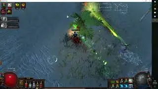 Path of Exile: Abyss HC: Elder Guardian fight