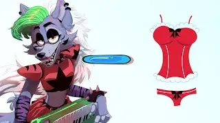 ROXANNE WOLF - ALL CLOTHES = ??? (FNF Animation)
