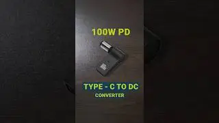 100W PD USB Type C Female to DC Converter Plug for Laptop (Unboxing)