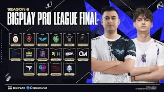 BIGPLAY PRO LEAGUE S6 FINAL | ФИНАЛ ТУРНИРА PUBG MOBILE! ПРЯМАЯ ТРАНСЛЯЦИЯ ПУБГ МОБАЙЛ!