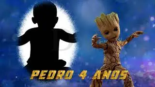 Convite animado Groot
