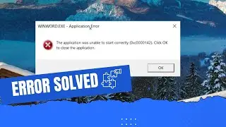 0xc0000142 Error Solution