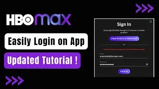 How To Login To HBO Max - HBO Max Mobile App Sign In !