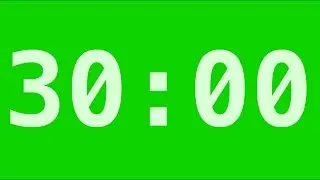 Free Green Screen Effect | 30 Minute Timer