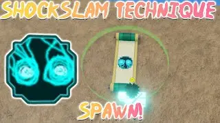 Shindo Life - Shockslam Technique Spawn and Location + Showcase!