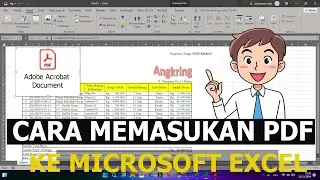 HOW TO INSERT PDF FILES IN MICROSOFT EXCEL