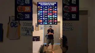 How Many All Time Regular Season Wins Does Your Team Have? 🏈 #nfl #nflnews #shorts