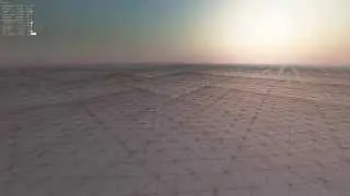 simple quadtree based LOD terrain rendering system in BGE, wireframe