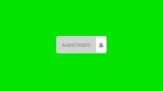 ANIMATED SUBSCRIBE BUTTON GREEN SCREEN | FREE | FOR EDITS