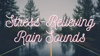Calming Rain Sounds for Studying, Working, Sleeping, etc | Proven to Relieve Stress | Black Screen