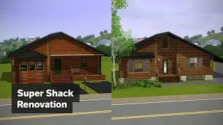 Cozy Cabin Renovation • The Sims 3 House Design [Speed Build Renovation]