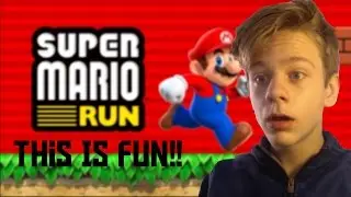 Run Mario Run|Super Mario Run (First Reaction)