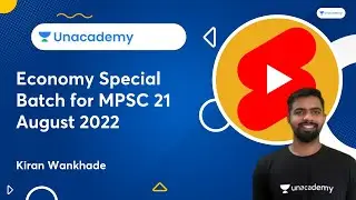 Economy Special Batch for MPSC 21 August 2022 | Kiran Wankhade