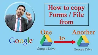 How to transfer file from on Google Account to Another Google account, without downloading.