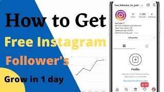 How To Increase Instagram Followers and Likes | How to increase Followers on Instagram