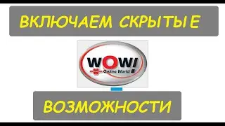 Включаем скрытые функции || WOW 5.00.12