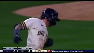 Brice Turang’s First MLB Home Run is a GRAND SLAM!