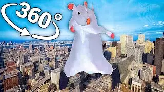 Rat dance - City in 360° Video | VR / 8K | ( Rat dance meme )