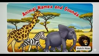 “Safari Animal Sounds Song | Learn Animal Names & Sounds for Kids| Nursery Rhymes for Children”