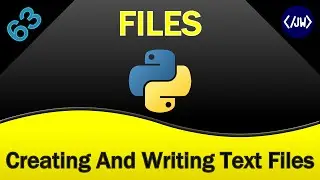 Learn how to create and write/append text to text files in 
