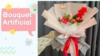 How to make a bouquet of flowers || Cara membuat Karangan Bunga Buket Artificial