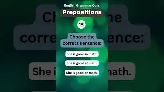 Daily English Grammar Quiz #shorts