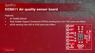 SparkFun CCS811 Air Quality Sensor Board | Maker Minute