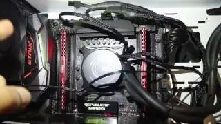 Kraken x61 on Asus Strix X99 Motherboard with Intel i7 6800k 