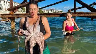 Octopus from the Sea – Cooked Slowly by the Fire