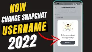 How To Change Snapchat Username 2022 (100% WORKING) | Change Username on Snapchat