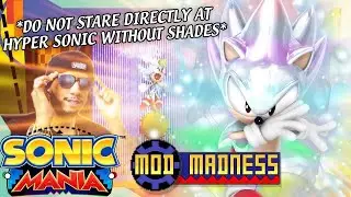 Sonic Mania PC - HYPER SONIC w/Air Boost & Flight - Mod Madness