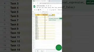 Add check Box in Google sheets | 
