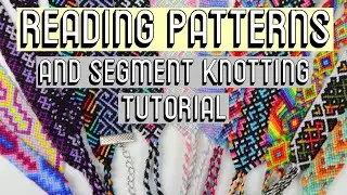 NORMAL PATTERNS & SEGMENT KNOTTING BRACELET TUTORIAL  [CC] || Beginner Friendly