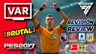 😲This VAR Mod for PES 2017 is AWESOME / VAR 2025-26 ALL LEAGUES / PES 17 to FC25 💥