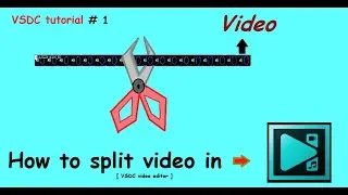 Want to SPLIT a video in VSDC vedio editor \\ VSDC tutorial #1