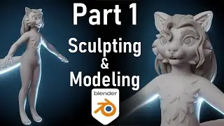 Synorei - Blender Character Creation Process || Part 1 -  Modeling and Sculpting
