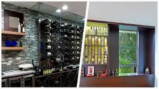 75 Medium Tone Wood Floor And Laminate Floor Wine Cellar Design Ideas You'll Love 🔴