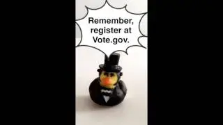 College Voting Snapchat Story