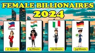Countries by Number of Female Billionaires  2024