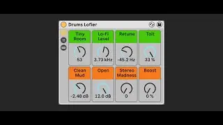 Drums Lofier - Any Kit to Lo-Fi Kit (Ableton Live Rack) | Side Brain