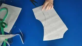 Как сшить жилет с отрезной баской. Моделирование.