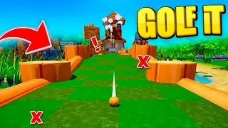 GOLF IT - Suscriptores Trolls crean mapas y nosotros gritamos