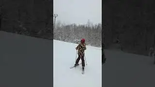 Тимофей на лыжах